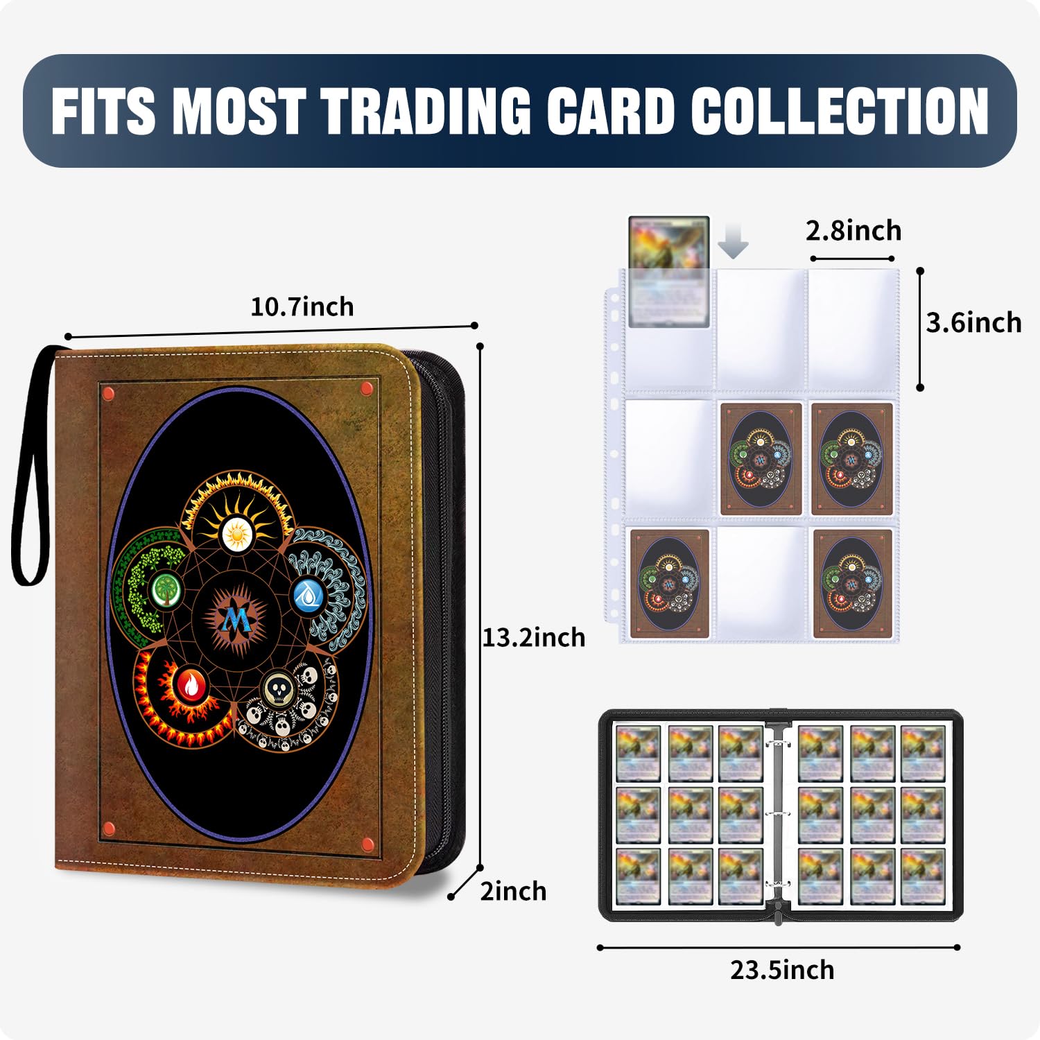 Amazon.co.jp: 9ポケットカードバインダーには、MTGマジックザ